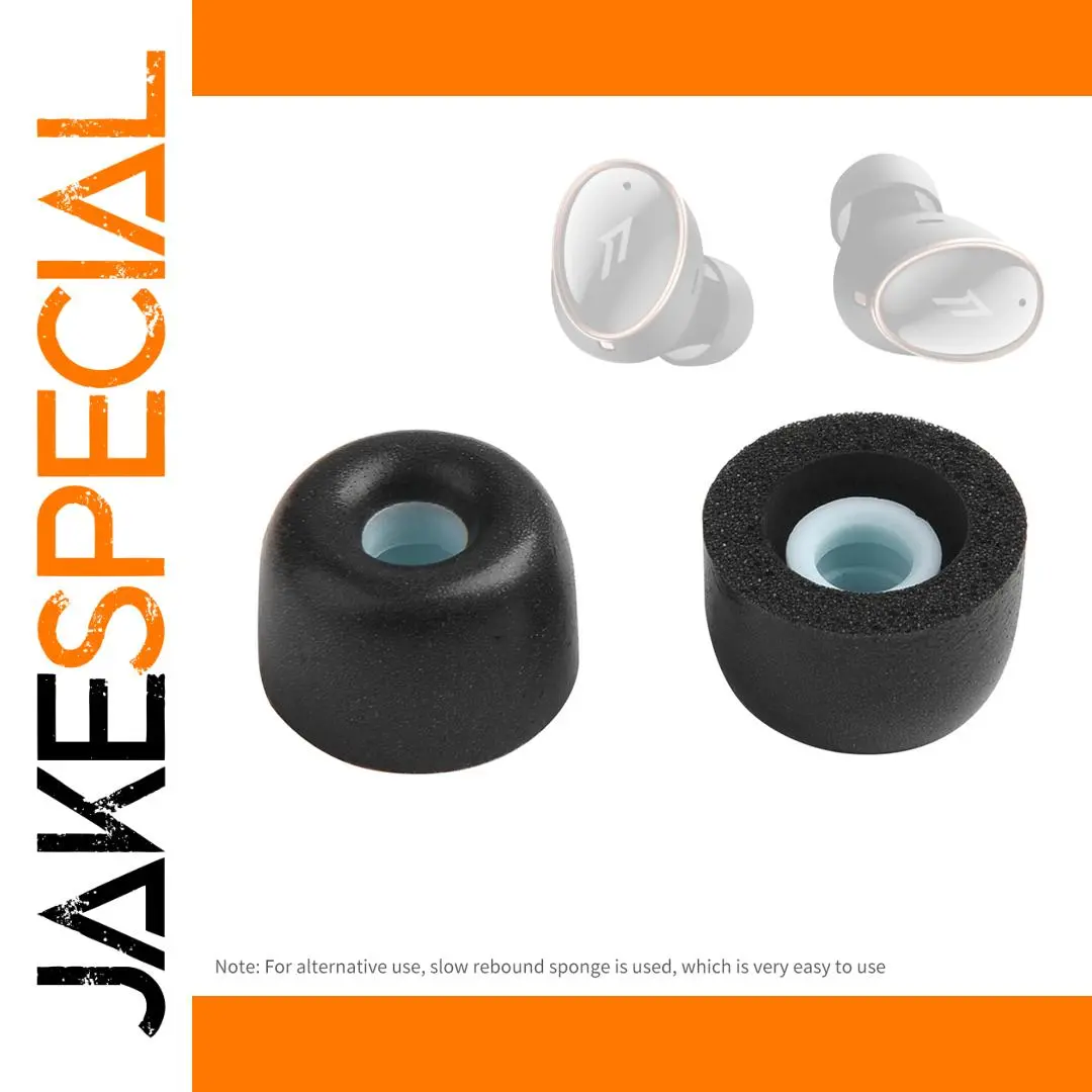 Memory Foam Ear Tips for 1MORE EVO Earbuds 1 Memory Foam Ear Tips for 1MORE EVO Earbuds