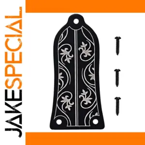 Black Bell-Shaped Guitar Truss Rod Cover