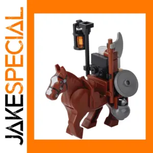 Medieval Horse and Soldier Building Block Set