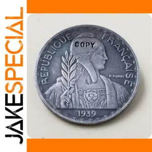 1929 10 Francs Replica Coin France 1939