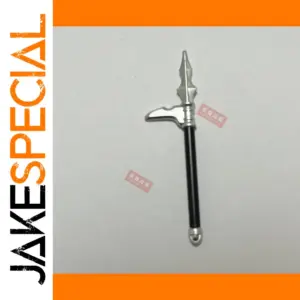 Micro Building Block Spear with Silver Accents