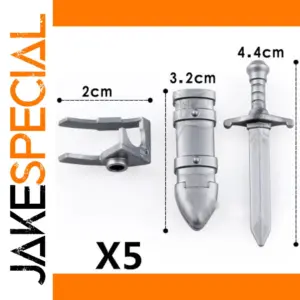 Medieval Soldier Weapon Accessory Set for Figures