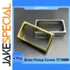 O Shape Brass Pickup Covers for Electric Guitars