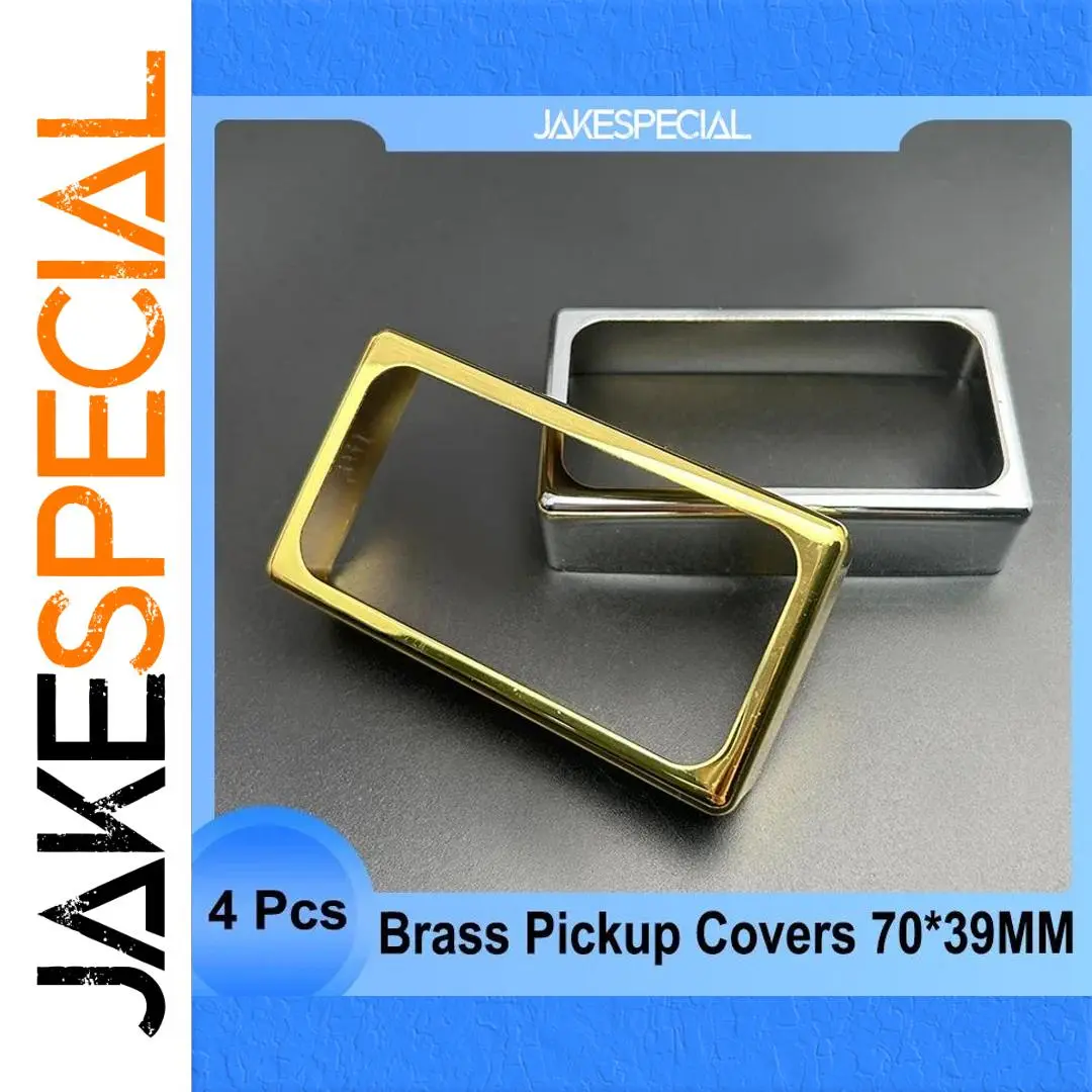 O Shape Brass Pickup Covers for Electric Guitars 1 O Shape Brass Pickup Covers for Electric Guitars