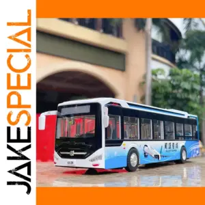 Large Alloy Metal City Bus Model 1:10 Scale