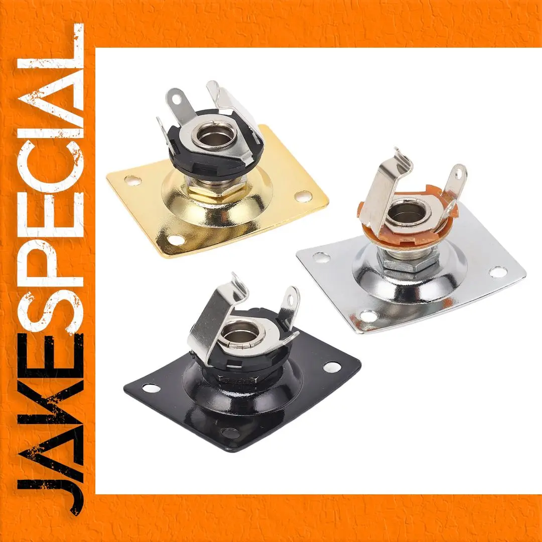 Electric Guitar Jack Output Plate for PRS Telecaster 1 Electric Guitar Jack Output Plate for PRS Telecaster