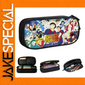 Captain Tsubasa Vibrant Leather Pencil Case