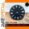 28.5mm Black Luminous Watch Dial for NH35/8215