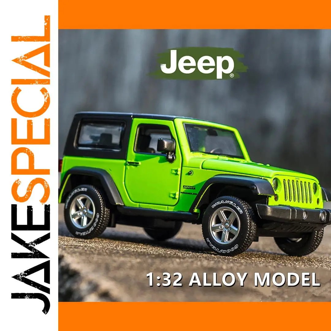 1:32 Scale Jeep Wrangler Rubicon Model Car 1 1:32 Scale Jeep Wrangler Rubicon Model Car