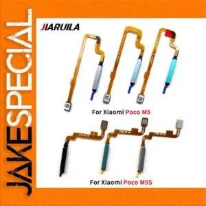 Fingerprint Sensor Home Button Flex Cable for Poco M5/M5S