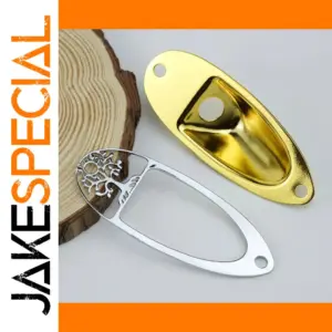 Stratocaster Jack Input Socket Metal Plate