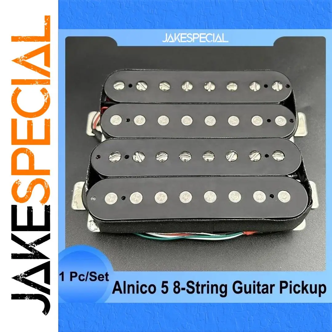 8-String Alnico 5 Electric Guitar Humbucker Pickup 1 8-String Alnico 5 Electric Guitar Humbucker Pickup