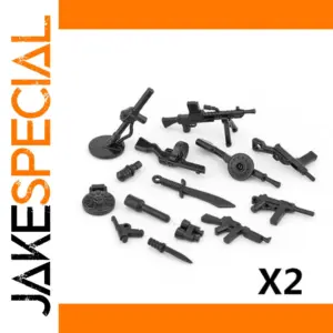 Military Minifigure Accessory Weapons Pack