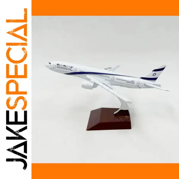 Diecast 16CM B777 El Al Model Aircraft