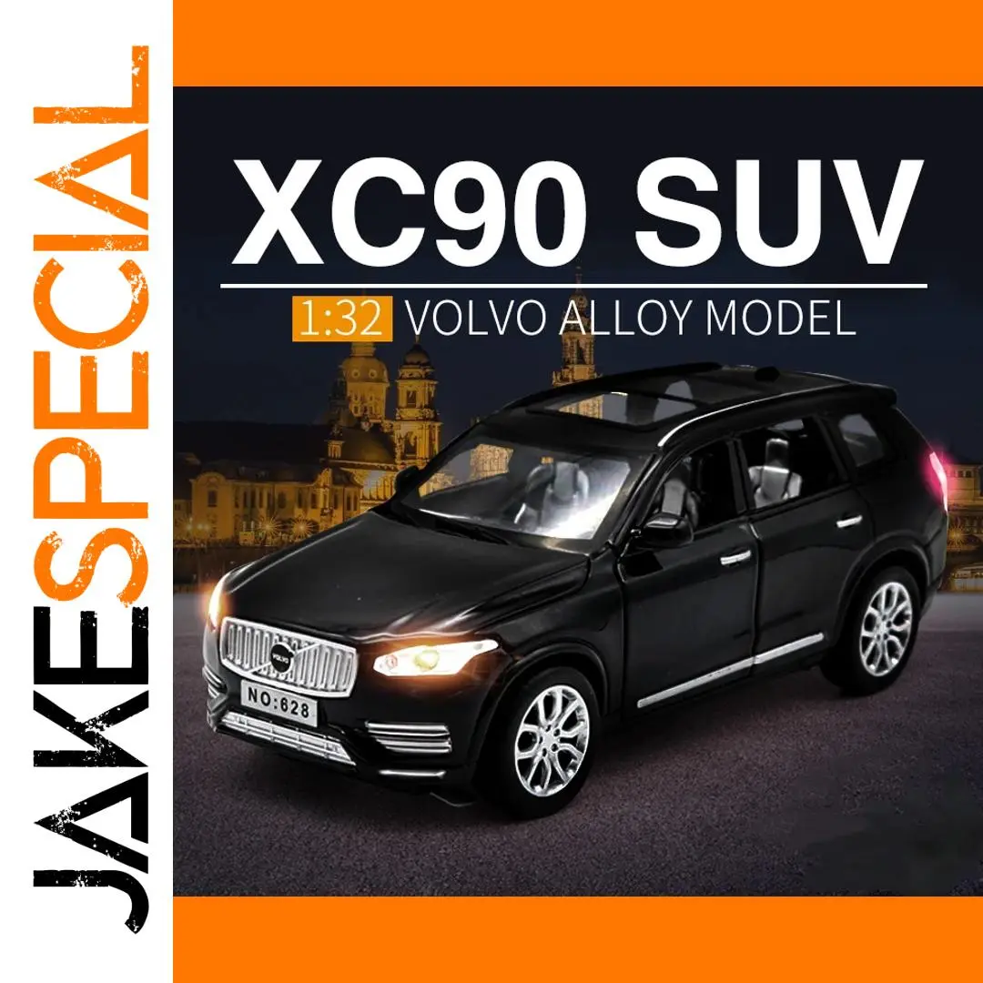 1:32 Scale Black Volvo XC90 Diecast Model 1 1:32 Scale Black Volvo XC90 Diecast Model