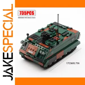Military Battle Tank Model with Camouflage Design