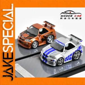 YM Model 1:64 R34 Z-TUNE Q Diecast Car