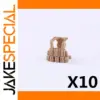 Tan Tactical Vest Accessory for Minifigures X10