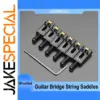 Rolling String Saddle Set for Electric Guitar