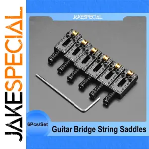 Rolling String Saddle Set for Electric Guitar