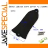 Ebony Truss Rod Cover for Guitar with Screws