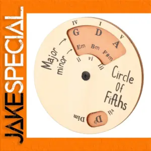 Wooden Circle of Fifths Melody Tool for Musicians