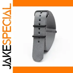 Grey Nylon Watch Strap for 18mm to 24mm