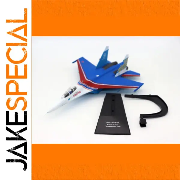 1:100 Scale Su-27 Flanker Fighter Jet Model