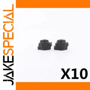 Black Tactical Knee Pads for Minifigures X10