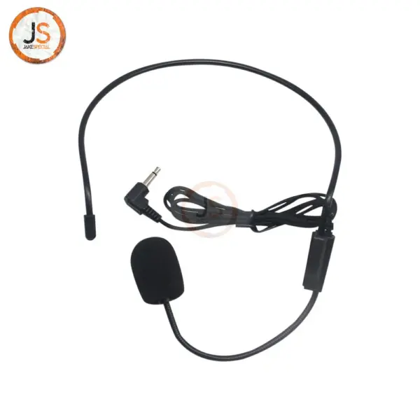Wired Headset Microphone with Flexible Boom Arm