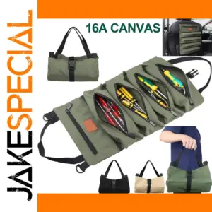 Canvas Multi-Purpose Tool Roll Organizer