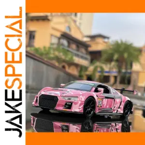 1:32 Audi R8 Diecast Racing Car Model Pink