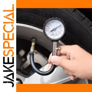 High-Precision Tire Pressure Gauge with Hose