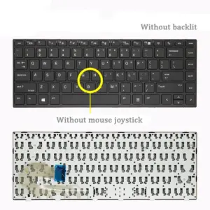 HP EliteBook Replacement Keyboard with Backlight 6 411ec0b769df4766 no logo
