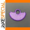 Purple Wave Pattern Decorative Rotor Plate
