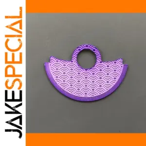 Purple Wave Pattern Decorative Rotor Plate
