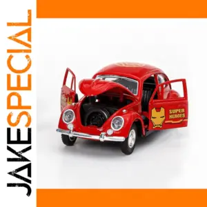 1:32 Red Volkswagen Beetle Diecast Model Car