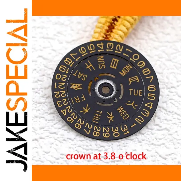 NH34 NH35 NH36 Black Kanji Dial Movement