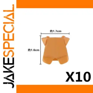 Orange Torso Building Block Set of 10