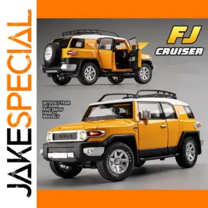 1/24 Yellow Toyota FJ Cruiser Diecast Model