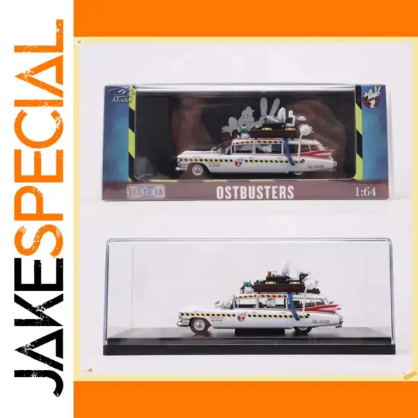 1/64 Diecast Cadi ECTO-1 Model Car
