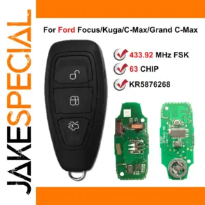 3 Button Smart Key Fob for Ford Models