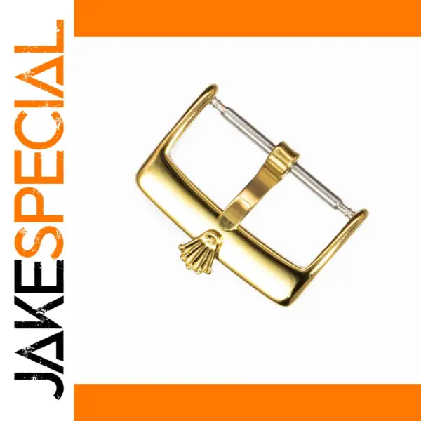 Gold Stainless Steel Watch Buckle 18mm Replacement