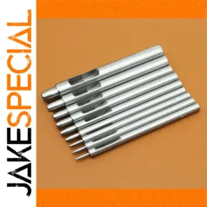 Leather Punch Set with 18 Sizes for Crafting