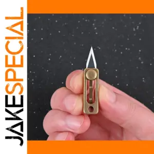 Compact Brass Folding Knife for EDC Use