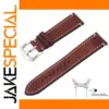 Vintage Leather Watch Band for 22mm and 20mm Watches