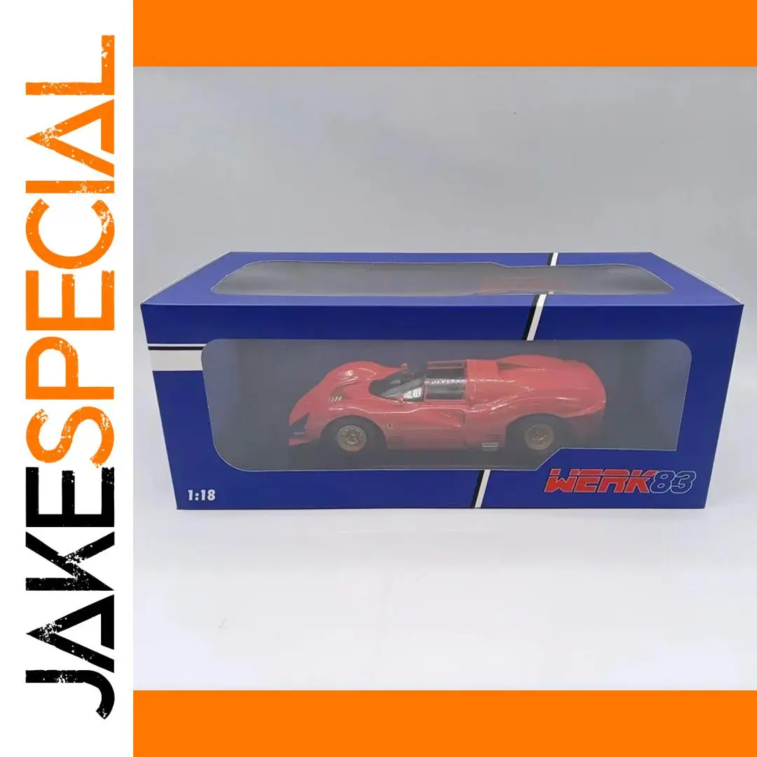 WERK83 330 P3 Diecast Alloy Model Car Red 1 WERK83 330 P3 Diecast Alloy Model Car Red