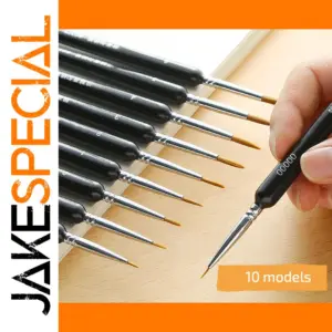 10 Miniature Hook Line Pens for Painting