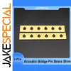 Brass Shims for Acoustic Guitar Bridge Repairs