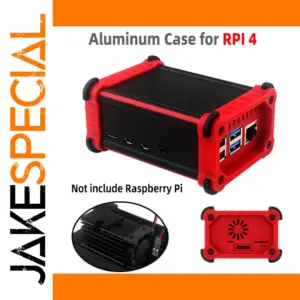 Raspberry Pi 4 Aluminum Case with Fan and Heatsinks